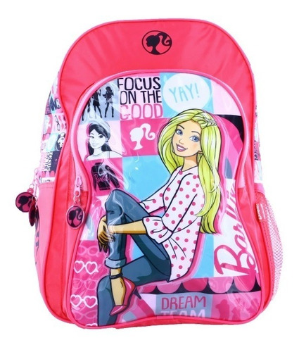 Mochila Barbie Original Escolar De Espalda 40cm