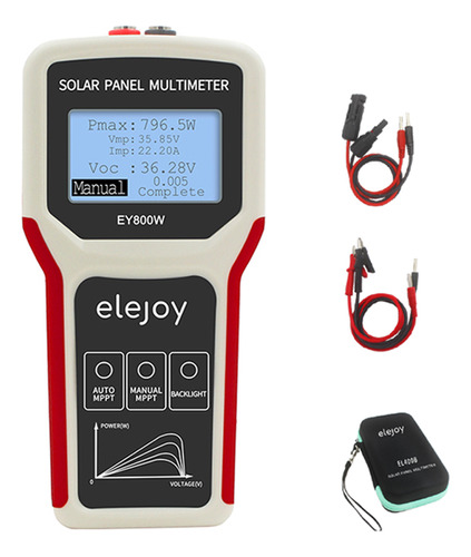 Panel Fotovoltaico Portátil Multímetro Mppt Manual/auto Test