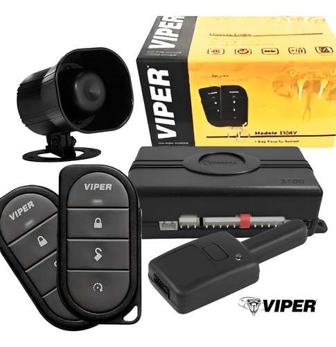 Alarma Automotriz Viper 3106v Con 2 Controles Sirena Sensor