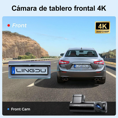 Dashcam Hp 2160p 150° 0.96' 4k Wifi6 Visión Noctur G-sensor
