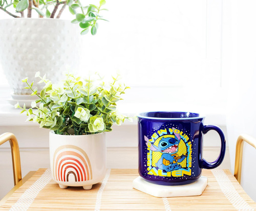 Taza Camper Silver Buffalo Disney Lilo & Stitch 600 Ml