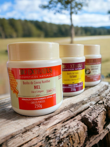 Kit Cronograma Capilar Nutr. Mel + Tutano + Umectante 250 Gr