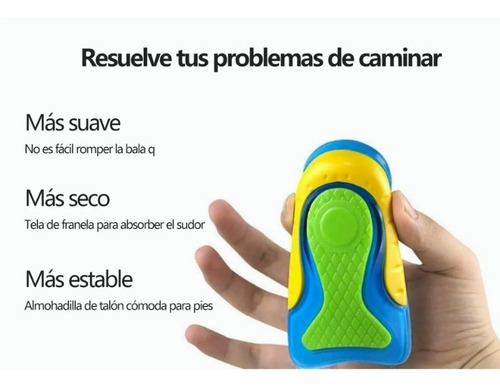 Imagen 7 de 9 de 2 Pares Taloneras Espolón Calcáneo Gel Plantilla Ortopédicas