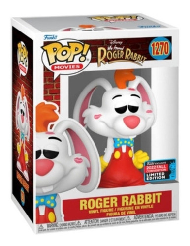 Funko Pop Movies Roger Rabbit #1270 Ny Comic Con Exclusive