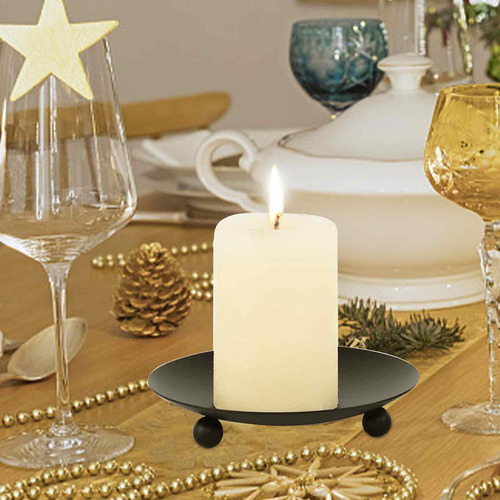 Popular Portavelas Plato 2 Bandejas Decorativas Para Velas