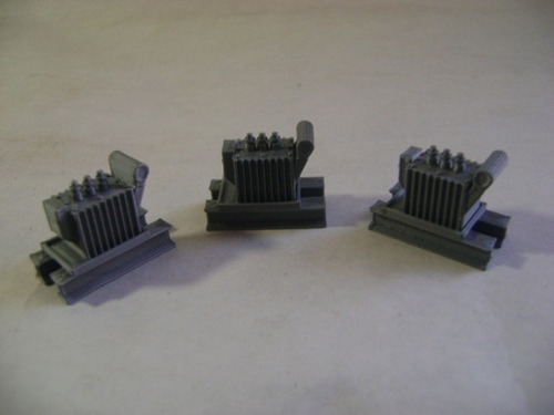 Imagen 3 de 10 de Nico 3 Trafos Alta Tension Carg Miniature World H0 (mntw 73)