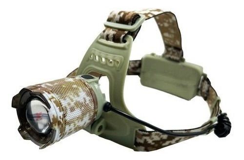 Foco Linterna Minero Camuflado Led Camping Caza 15w 