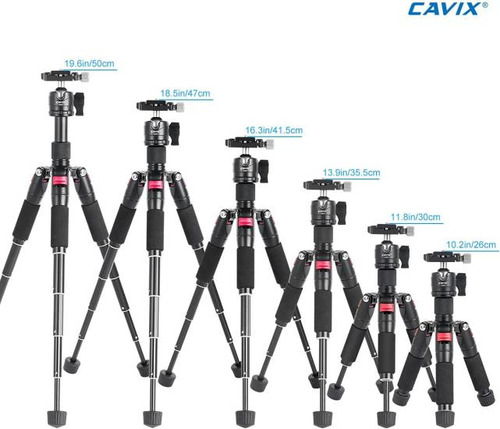 Cavix Mini Trípode Portátil De Escritorio - Aleación De Alum