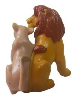 Figura De Coleccion Rey León Simba Y Nala Disney (Usado)