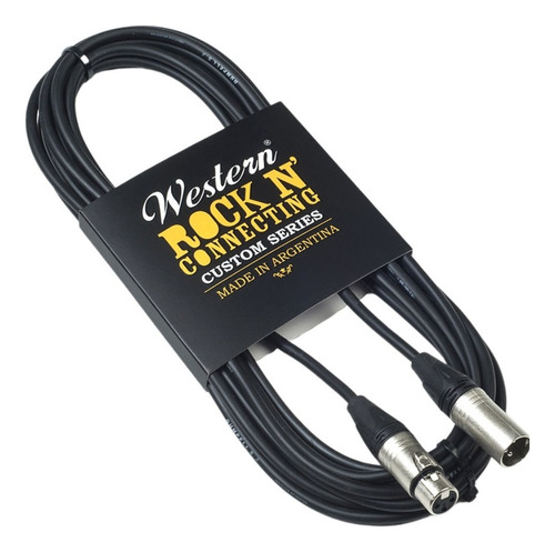 Cable Microfono Xlr - Xlr Balanceado 6m Western