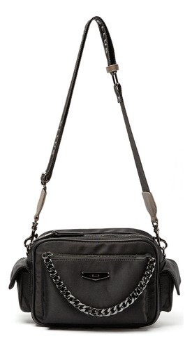 Bolsa Ellus Crossbody Bag Chain Details Feminina Dom