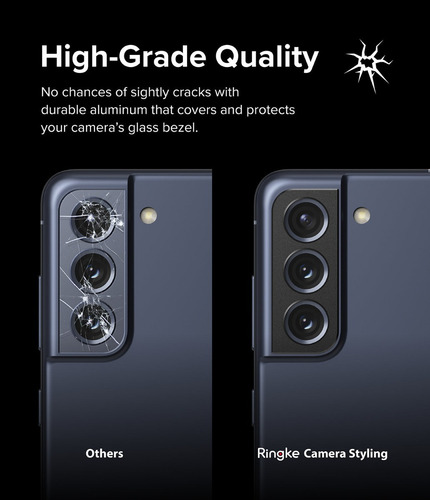 Vidrio Templado Camara Ringke Para Samsung S21 Fe 5g Pack X3