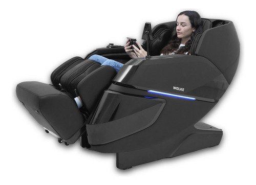 Sillón masajeador reclinable Wolke SuperNova II black 50/60Hz 220V