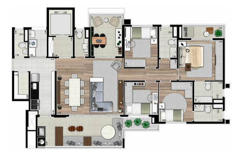 Imagem 25 de 30 de Apartamento Garden À Venda Com 3 Dormitórios, Sendo 3 Suítes Em Perdizes Próximo Ao Allianz Parque - Tc1862