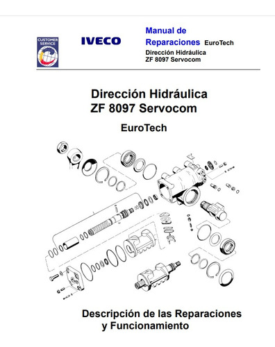 Manual Taller Dirección Hidráulica Zf8097 Servocom Eurotech