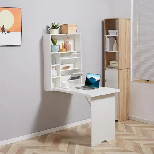 Mesa De Pared Plegable Compatible Con Homcom.