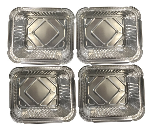 Bandeja Aluminio Extra Descartable F75 (17x13x5) X 100 Unid