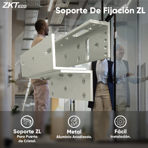 Zkteco Control De Acceso Profesional De Huella Modelo Ma500pak / Tarjeta Y Password / Ip65 / Con Contrachapa Magnética De 200kg , Soporte De Fijación Zl Y Botón De Salida No Touch