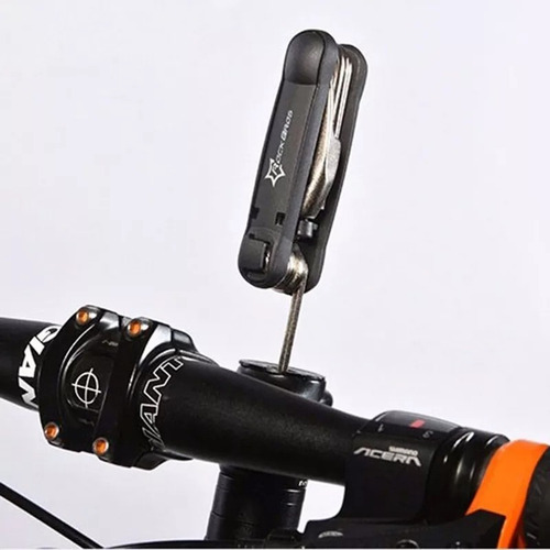 Imagen 9 de 10 de Multi Herramienta Kit Llave Portatil Para Bicicleta Rockbros