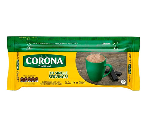 Chocolate Taza Corona Tradicional 500gr