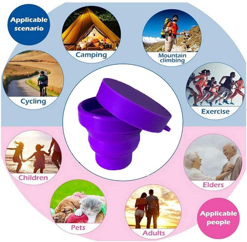 Vaso Esterilizador De Copa Menstrual De Silicona Plegable