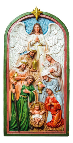 Presépio Sacro Presépio De Natal Presépio De Natal 2022 - 30125  Com  1 Figuras De Resina