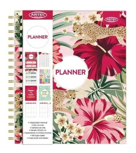 Planner U Organizador Mensual Artel