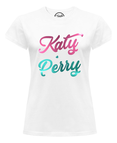 Playera Asiluetada Katy Perry Logo Aesthetic T-shirt