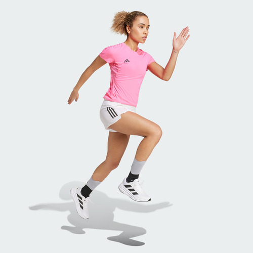 Playera adidas Correr Adizero Essentials Mujer Rosa Jf3497
