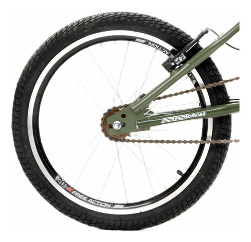 Bicicleta Aro 20 Sts Cross 1v V-brake Free Action