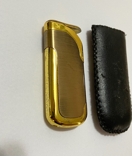 Isqueiro Antigo Dourado Com Capa (Usado)