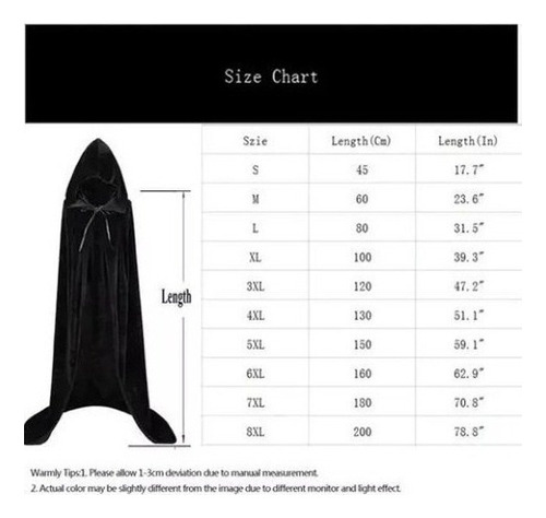 Lz Lazhu Halloween Unisex Hooded Velvet Cloak