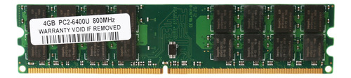 Memoria Ram Ddr2 De 4 Gb, 800 Mhz, 1,8 V, 240 Pines, Pc2 640