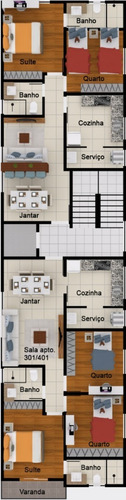 Imagem 14 de 15 de Apartamento - Padrão, Para Venda Em Contagem/mg - Imob88