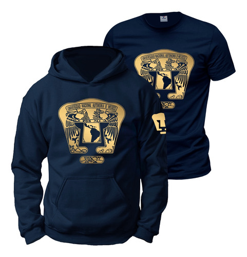 Sudadera Unam Cu Pumas + Playera Envió Gratis 