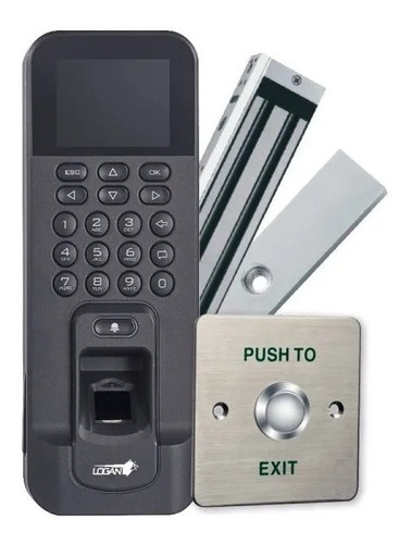 Control De Acceso Biometrico Capta Huella Logan