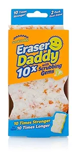 Scrub Daddy - Eraser Daddy 10x Con Scrubbing Gems Limpiador