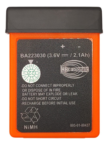 Zivases Bateria Recargable Ba223030 De 2100 Mah De 3.6 V 2.1