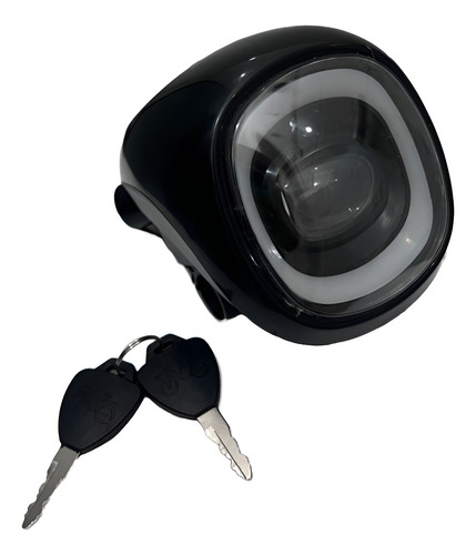 Luz para bicicleta Duos 2025 dianteira preto