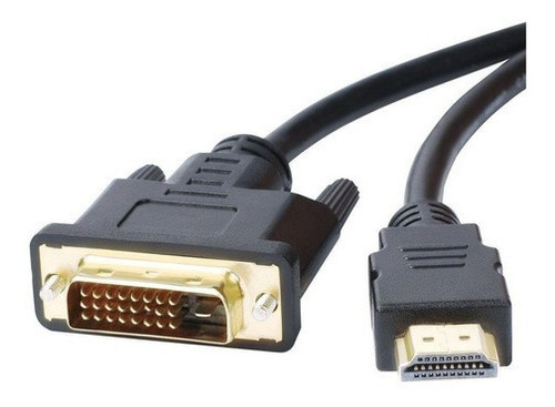 Cabo Hdmi 4k Ultra Hd X Dvi 24+1 -dvi Info -preto -3 Metros