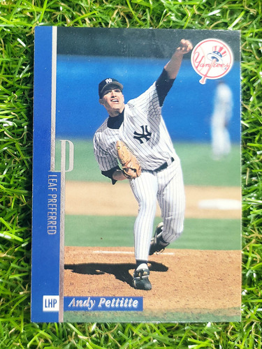Cv Andy Pettitte De Primer Año 1997 Leaf Preferred Yankees 