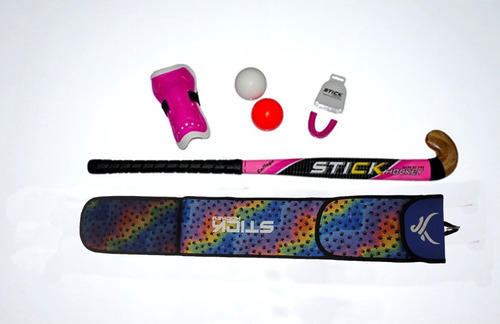 Combo Hockey Stick Palo Funda Canillera Bucal Bocha