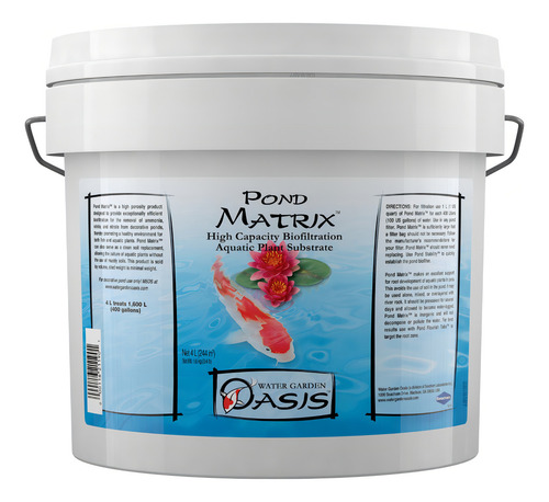 Estanque Seachem Matrix de 4 litros ideal para sumideros acuarios y lagos