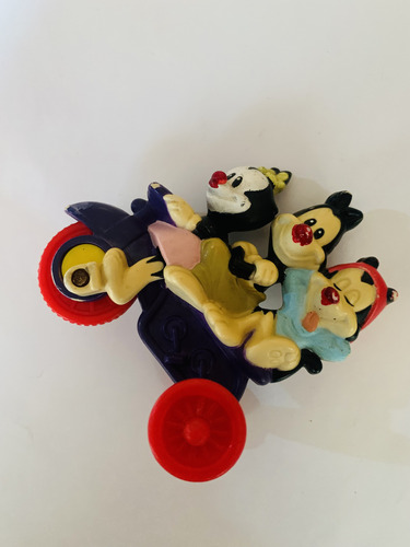 3 Figuras Plástico Animaniacs Wakko Yakko Dot Mc Donald's (Usado)