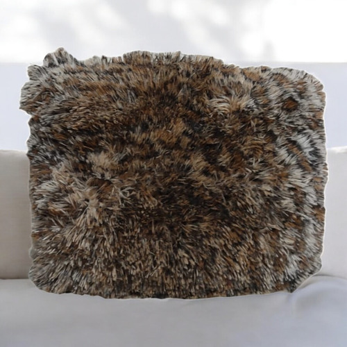Set De 3 Cojines Decorativos Estilo, Comodidad Y Elegancia Marrón Animal Print