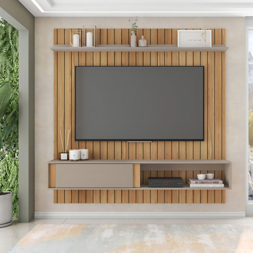Panel de TV Boreal Espresso Furniture de hasta 70 pulgadas