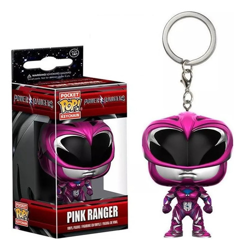 Funko Pop Llavero Power Rangers - Pink Ranger - Dgl Games