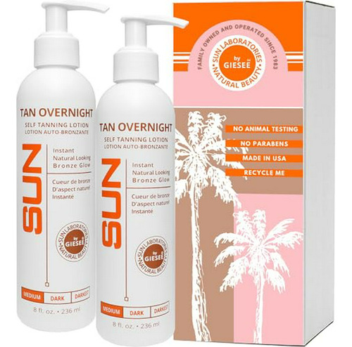 Loción Autobronceadora Sun Laboratories - 2 Pack 8 Fl Oz