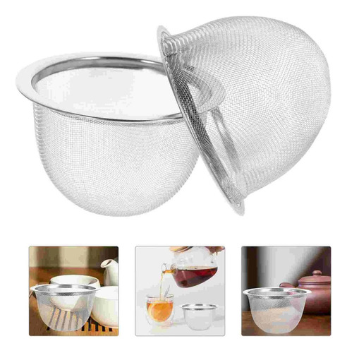 Filtro Colador De Taza De Té Con Infusor De Acero Inoxidable