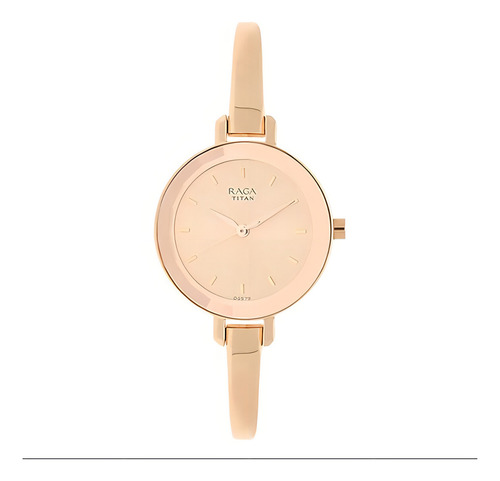 Titan Raga Viva- Reloj Analogo Para Mujer - Belleza Y Elegancia